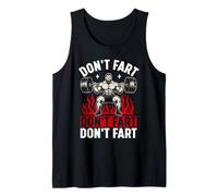 Don't Fart Weightlifting Humor Débardeur