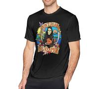 Don't Fear The Reaper Men T-Shirt Short Sleeve Casual Crew Neck Summer Tee Tops Shirts Black Manches Courtes(X-Large)