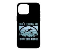 Don't Follow Me I Do Stupid Things Scuba Dive Diver Diving Coque pour iPhone 16 Pro Max