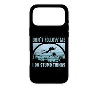 Don't Follow Me I Do Stupid Things Scuba Dive Diver Diving Coque pour iPhone 17 Pro Max