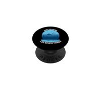 Don't Follow Me I Do Stupid Things Scuba Diving Diver Dive PopSockets PopGrip Adhésif