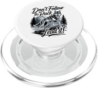 Don't Follow The Pack Lead It Wolf PopSockets PopGrip pour MagSafe