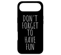 Don't Forget to Have Fun N'oublie Pas de t'amuser Coque pour iPhone Air