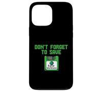 Dont Forget to Save Earth Day Disquette Retro Geek Coque pour iPhone 13 Pro Max