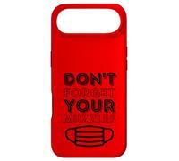 Don't Forget Your Muszzles - Masque Anti-Visage Théorie du Complot Coque pour iPhone Air