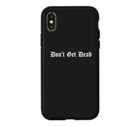 Don't Get Dead Security, Argot Urbain surnaturel, Blague Amusante Coque pour iPhone X/XS