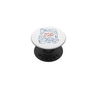 Don't Get Me Started Soudough Baker rétro PopSockets PopGrip Adhésif