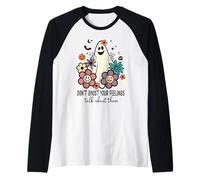 Don't Ghost Your Feelings Halloween Mental Health Therapy Manche Raglan