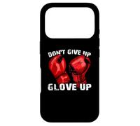 Don't Give Up Glove Up Martial Arts Coque pour iPhone 17 Pro