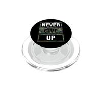 Don't Give Up Illustration Quotes Novelty Graphic Designs PopSockets PopGrip pour MagSafe