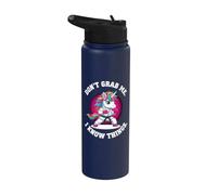 Don't Grab Me. I Know Things. Stainless Steel Insulated Water Bottle