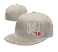 Don't Grow Up It's A Trap Men Women Fashion Adjustable Baseball Cap Snapback Plain Cap