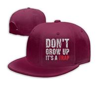 Don't Grow Up It's A Trap Men Women Fashion Adjustable Baseball Cap Snapback Plain Cap