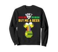 Don't Kiss Me I'm Irish Shenanigans Beer 2022 St Patrick Sweatshirt