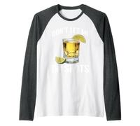 Don't Let Me Do Shots Blagues de Tentation d'alcool - Manche Raglan
