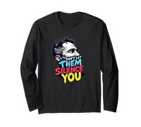 Don't Let Them Silence You T-Shirt Freedom of Speech Tee Manche Longue