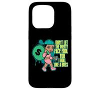 Don't Let This Pretty Face trool You I Roll Like a Boss Sista Coque pour iPhone 15 Pro