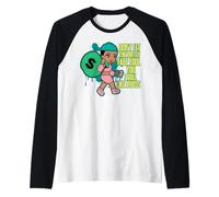 Don't Let This Pretty Face trool You I Roll Like a Boss Sista Manche Raglan