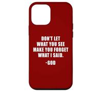 Don't Let What You See: Men & Women Christian Faith Reminder Coque pour iPhone 12 Mini