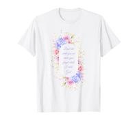 Don't Let What You See - Women Girls Floral Christian Faith T-Shirt