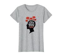 Don't Like You Voices in My Head Art de la santé mentale T-Shirt, Femme, Gris Chiné, 3XL