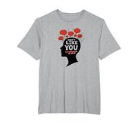 Don't Like You Voices in My Head Art de la santé mentale T-Shirt, Homme Grandes Tailles, Gris Chiné, 6X Tall