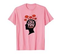 Don't Like You Voices in My Head Art de la santé mentale T-Shirt, Homme, Rose, XL