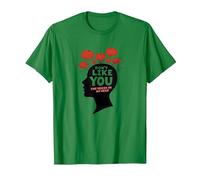 Don't Like You Voices in My Head Art de la santé mentale T-Shirt, Homme, Vert Kelly, S