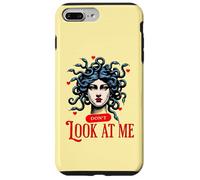 Don't Look at Me Medusa Snake Woman Cadeau Humoristique Coque pour iPhone 7 Plus/8 Plus