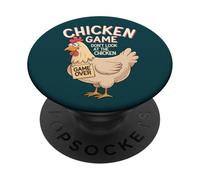 Don't Look at The Chicken Funny Chicken Game PopSockets PopGrip Adhésif