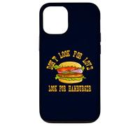 Don't Look for Love Look for Hamburger Lover Design Coque pour iPhone 12/12 Pro