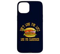 Don't Look for Love Look for Hamburger Lover Design Coque pour iPhone 15 Plus
