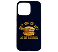 Don't Look for Love Look for Hamburger Lover Design Coque pour iPhone 15 Pro Max