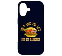 Don't Look for Love Look for Hamburger Lover Design Coque pour iPhone 17
