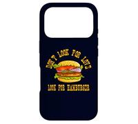 Don't Look for Love Look for Hamburger Lover Design Coque pour iPhone 17 Pro