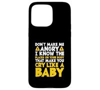 Don't Make Me Angry Drôle Physical Therapist PT Therapy Coque pour iPhone 15 Pro Max