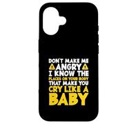 Don't Make Me Angry Drôle Physical Therapist PT Therapy Coque pour iPhone 16