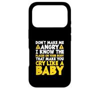Don't Make Me Angry Drôle Physical Therapist PT Therapy Coque pour iPhone 17 Pro