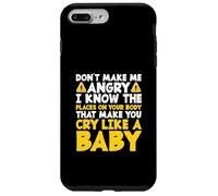 Don't Make Me Angry Drôle Physical Therapist PT Therapy Coque pour iPhone 7 Plus/8 Plus