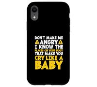 Don't Make Me Angry Drôle Physical Therapist PT Therapy Coque pour iPhone XR