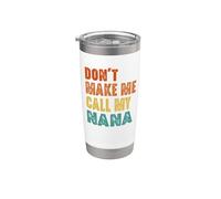 Don't Make Me Call My Nana Vintage Funny Gobelet isotherme en acier inoxydable double paroi