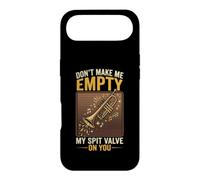 Don't Make Me Empty My Spit Valve on You Funny Trumpet Coque pour iPhone Air