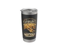 Don't Make Me Empty My Spit Valve On You Funny Trumpet Gobelet isotherme en acier inoxydable double paroi