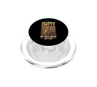 Don't Make Me Empty My Spit Valve on You Funny Trumpet PopSockets PopGrip pour MagSafe