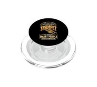 Don't Make Me Empty My Spit Valve on You Funny Trumpet PopSockets PopGrip pour MagSafe