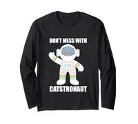Don't Mess with CatStronaut - Chat Astronaute, Cadeau pour Enfants Manche Longue