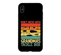 Don't Mess with Grandma's Tackle Box Grandma Fishing Coque pour iPhone XS Max