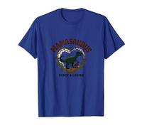Don't Mess with Mamasaurus - Dinosaure Fierce Mom T-Shirt, Homme, Bleu Royal, M