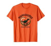 Don't Mess with Mamasaurus - Dinosaure Fierce Mom T-Shirt, Homme, Orange, 3XL