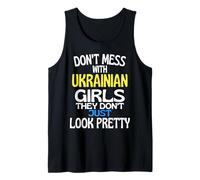 Dont Mess with Pretty Ukrainian Girls Citation drôle Ukraine Débardeur